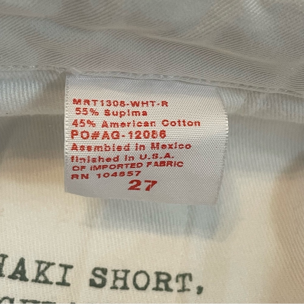 White Khaki Shorts AG Adriano Goldschmied - Picture 6 of 6